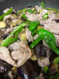 豚肉とピーマンとナスの甘辛炒め-レシピのメイン写真