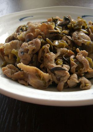 高菜と豚肉のささっと炒め-レシピのメイン写真
