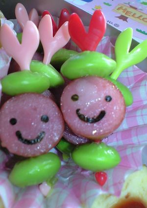 にこにこウインナー✿キャラ弁おかず✿-レシピのメイン写真