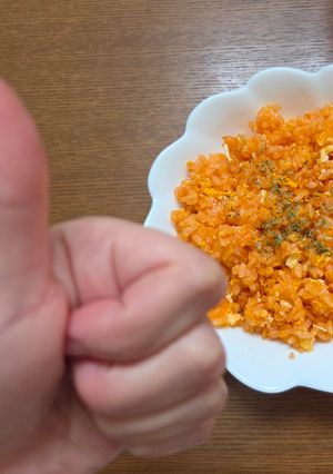 かんたん！ワンパン！オムピラフ-レシピのメイン写真
