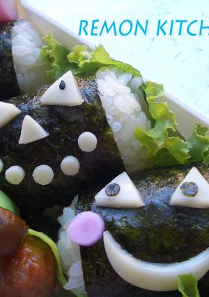 ハロウィン気分なおにぎりくん☆キャラ弁-レシピのメイン写真