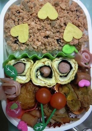 お弁当に♪ウインナーぐるぐる卵焼き-レシピのメイン写真