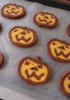 ハロウィンにかぼちゃクッキー-レシピのメイン写真