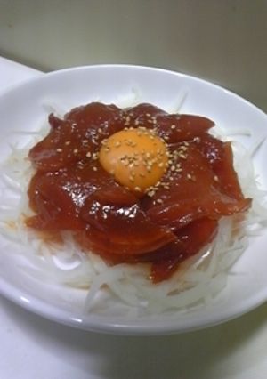 マグロユッケ-レシピのメイン写真