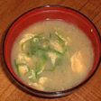 キャベツと玉子のお味噌汁