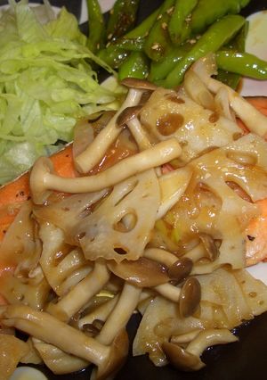 鮭のしゃきしゃき和風あんかけ-レシピのメイン写真