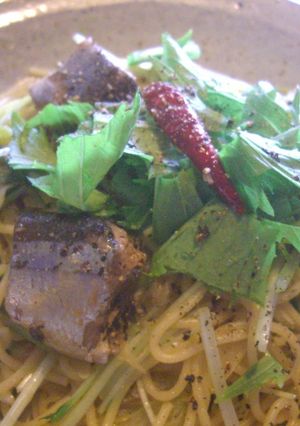 さんま缶でパスタ♪-レシピのメイン写真