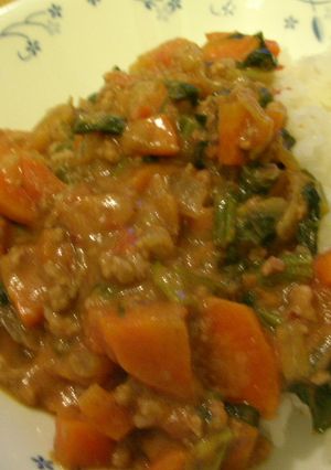 ほうれん草のココナツカレー-レシピのメイン写真