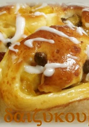 ゴージャス！さつまいもとりんごのパン-レシピのメイン写真
