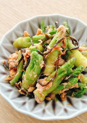 たらの芽とツナの塩昆布和え-レシピのメイン写真