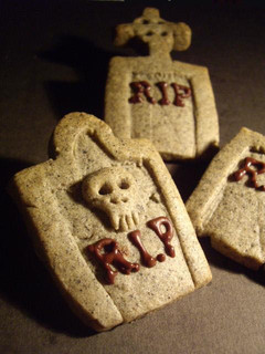 ☠ 墓石とお城 ☠ハロウィン胡麻クッキー-レシピのメイン写真
