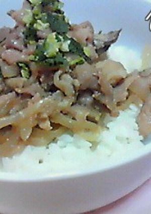 みそ豚のっけご飯-レシピのメイン写真