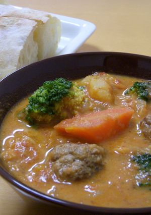 ミートボールのトマトシチュー-レシピのメイン写真