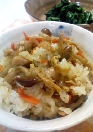 もっちもち鶏としめじの混ぜごはん◎-レシピのメイン写真