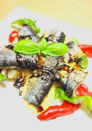 バジル風味の秋刀魚と野菜のグリル♪-レシピのメイン写真