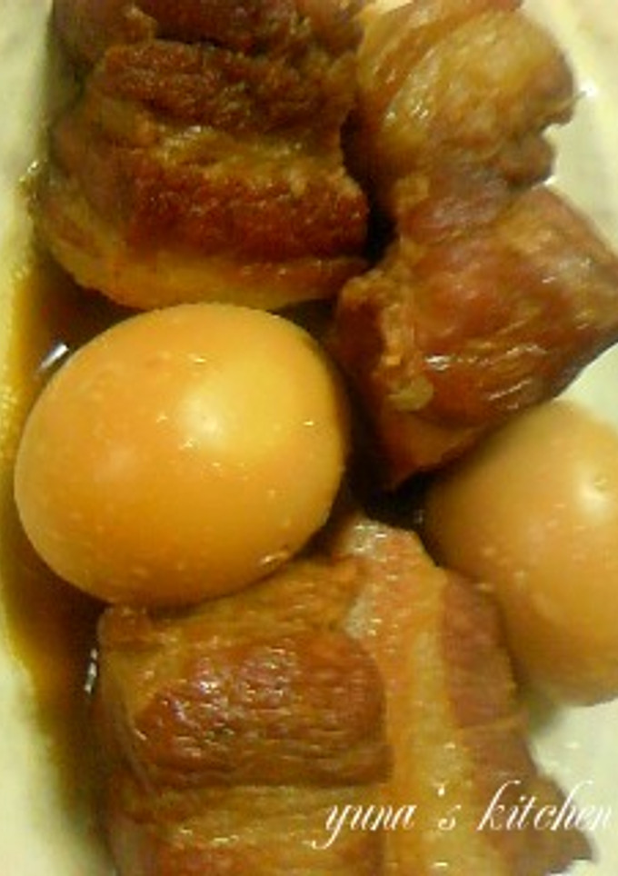 黒砂糖と蜂蜜で作る豚の角煮♪-レシピのメイン写真