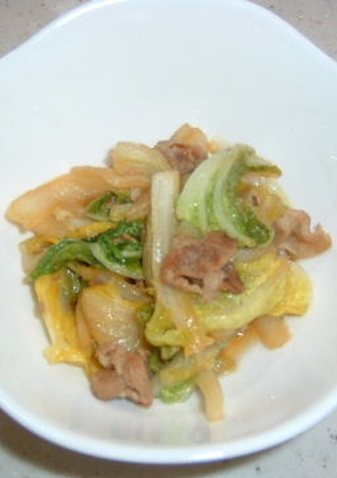 ◆白菜と豚肉の煮物◆-レシピのメイン写真