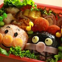 รูปของ キャラ弁✿簡単アンパンマン＆バイキンマン