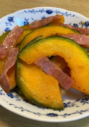 かぼちゃとベーコンのコンソメ炒め-レシピのメイン写真
