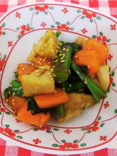 栄養士の卵考案☆簡単!彩り野菜の甘酢炒め-レシピのメイン写真