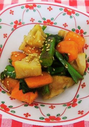 栄養士の卵考案☆簡単!彩り野菜の甘酢炒め-レシピのメイン写真