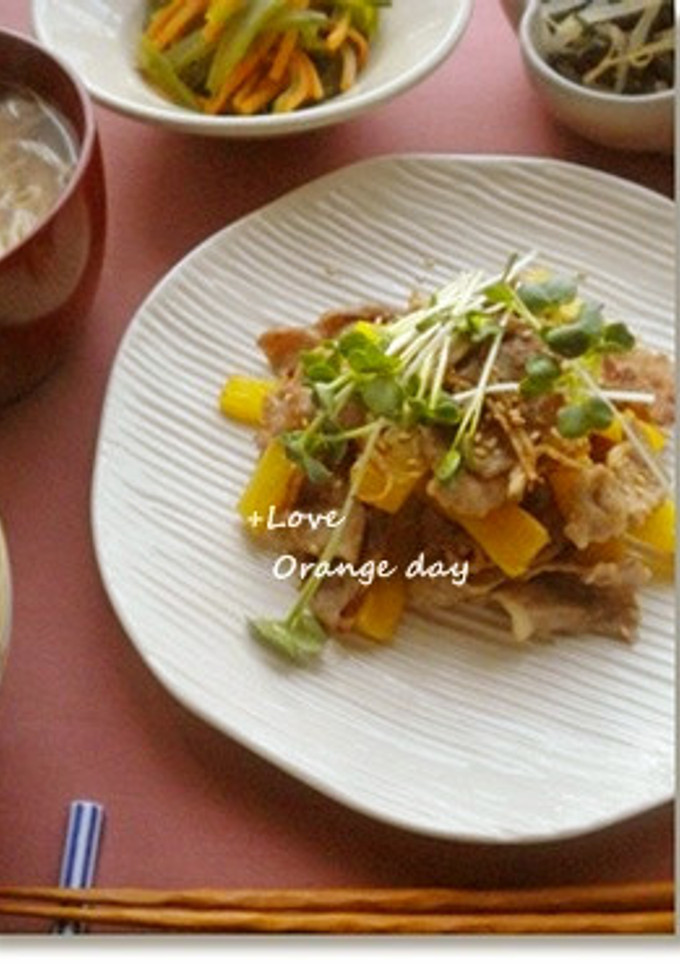 豚肉とたくあんの炒め物-レシピのメイン写真