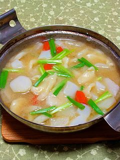 味噌煮込みすいとん-レシピのメイン写真