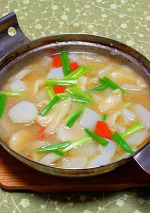 味噌煮込みすいとん-レシピのメイン写真