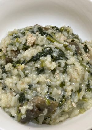 【糖尿病】とりな草おじや 492kcal-レシピのメイン写真