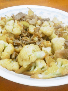 豚肉とカリフラワー炒め-レシピのメイン写真