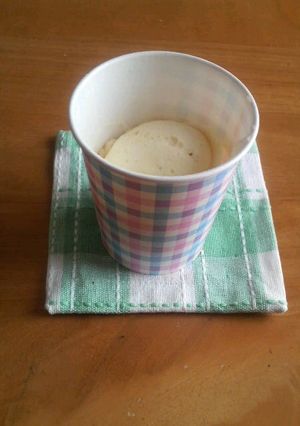 レンジで1分♪紙コップ☆ケーキ-レシピのメイン写真