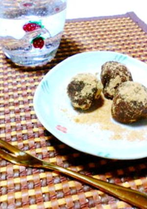 きなこねじり風☆きなこ好きのあんこ玉-レシピのメイン写真