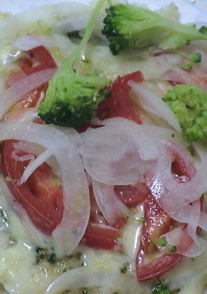 ごはんで簡単イタリア～ン　ご飯ピザ-レシピのメイン写真