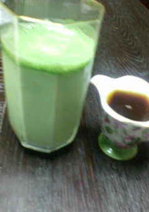 青汁豆乳の飲み物-レシピのメイン写真