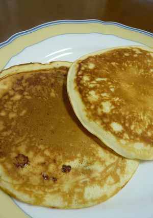 休日の朝に♪朝食パンケーキ-レシピのメイン写真