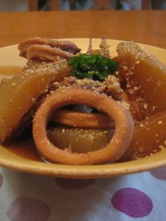 簡単イカと大根の煮物♪♪-レシピのメイン写真