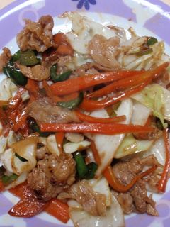 簡単★節約★野菜炒め(●´∀`)ノ-レシピのメイン写真