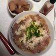 ナメタケと納豆のパスタ