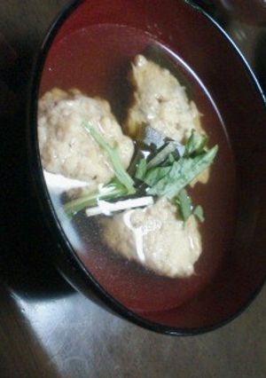 ★さんまのふわふわつみれ汁-レシピのメイン写真