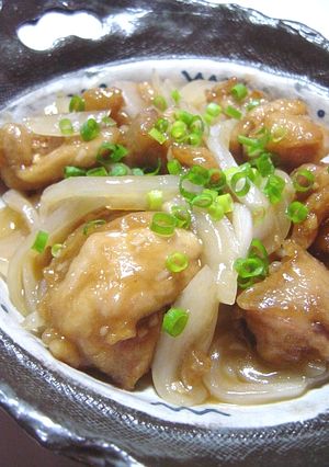 鶏モモと玉葱の甘酢炒め-レシピのメイン写真