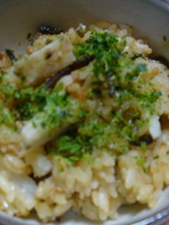 あぶり長芋と塩昆布の炊き込みご飯-レシピのメイン写真
