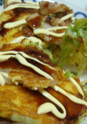 じゃがオムレツお好み焼き風♪-レシピのメイン写真
