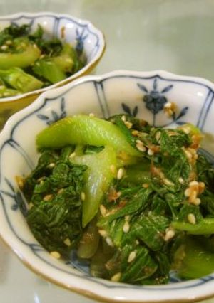 チンゲン菜の生姜和え-レシピのメイン写真