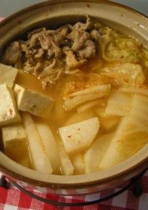まろやかキムチ鍋-レシピのメイン写真