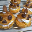 ハロウィンに♪かぼちゃのシュークリーム