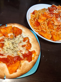 筍と新玉ねぎのトマトソース☆ピザ&パスタ-レシピのメイン写真
