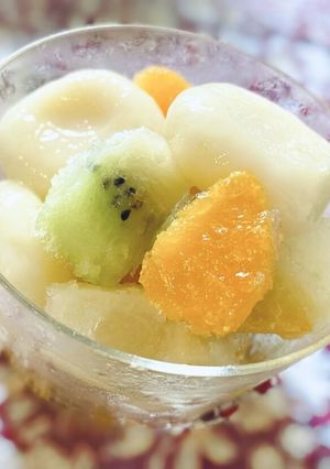 ひんやり♪フルーツ"TOFU"白玉-レシピのメイン写真