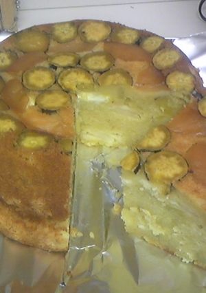 HMでさつまいもとリンゴとクリチのケーキ-レシピのメイン写真
