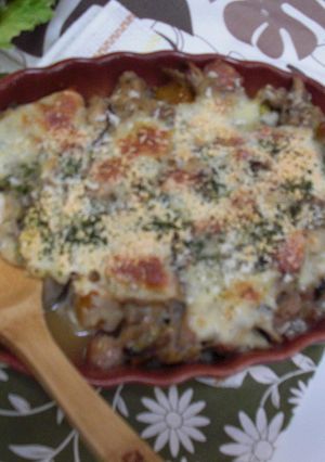 豆腐とかぼちゃの豆乳グラタン♪-レシピのメイン写真
