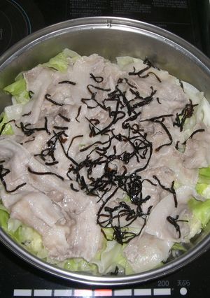 もやしとキャベツの蒸し豚-レシピのメイン写真